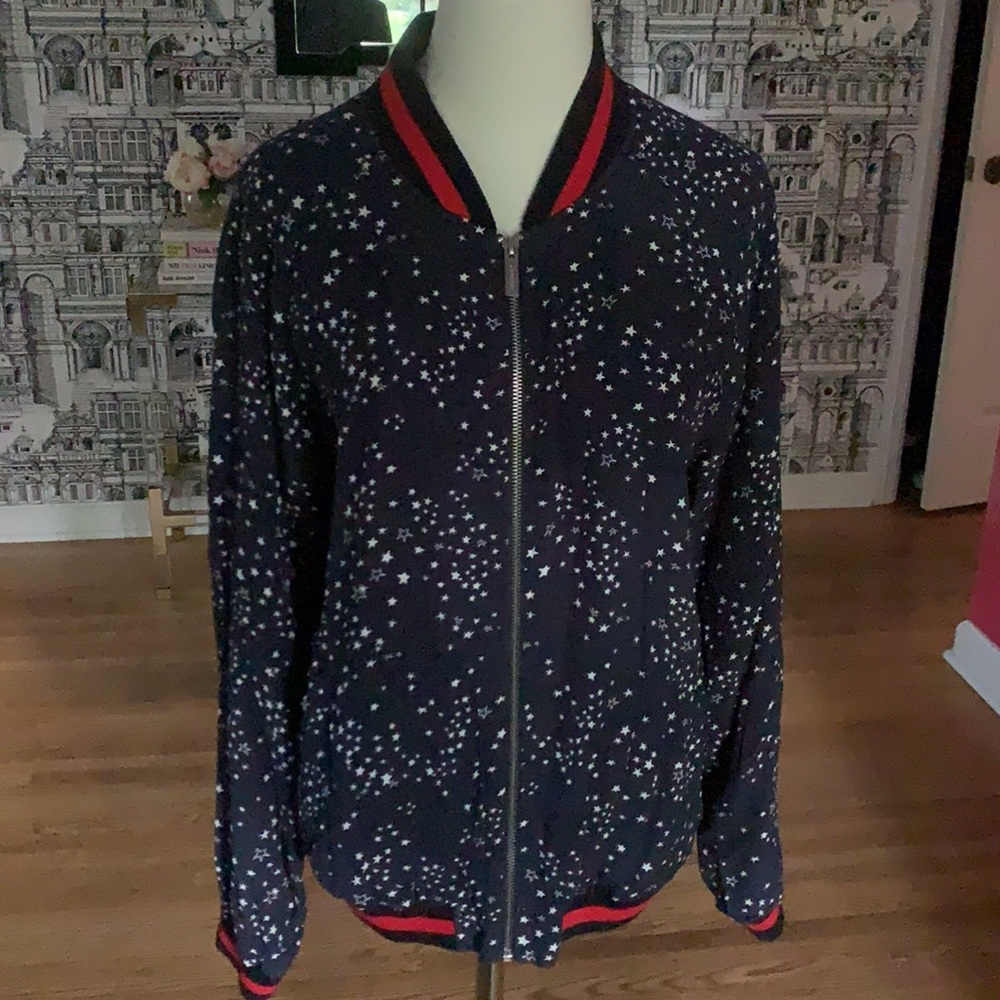 Sanctuary Bomber Jacket sz L - Picture 2 of 8